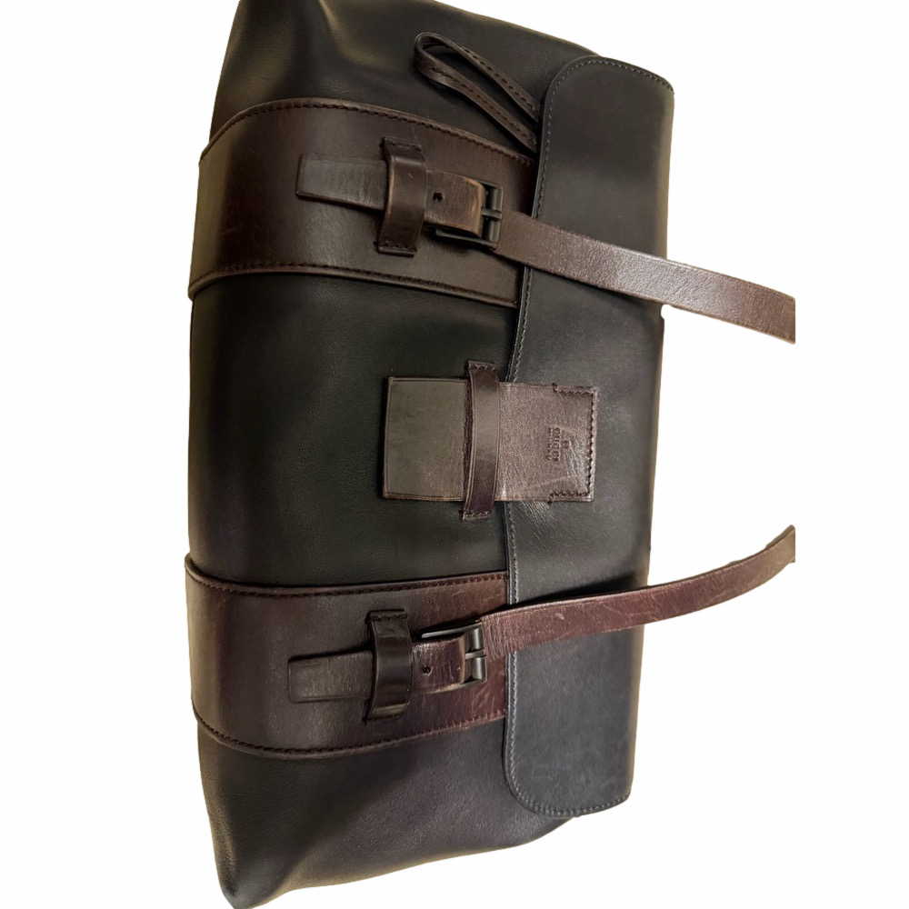 Gucci Rare Black and Brown Calf’s Leather Shoulder Bag - Picture 6 of 6